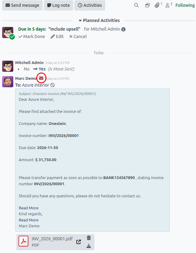 Email Status Tracking