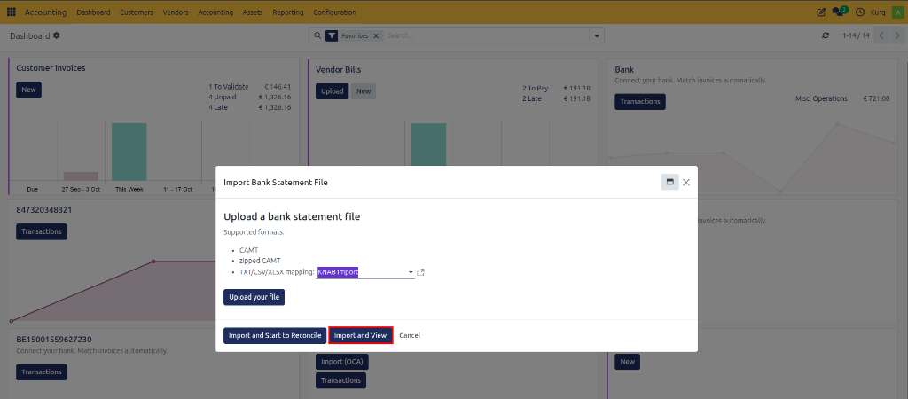 KNAB Import Mapping