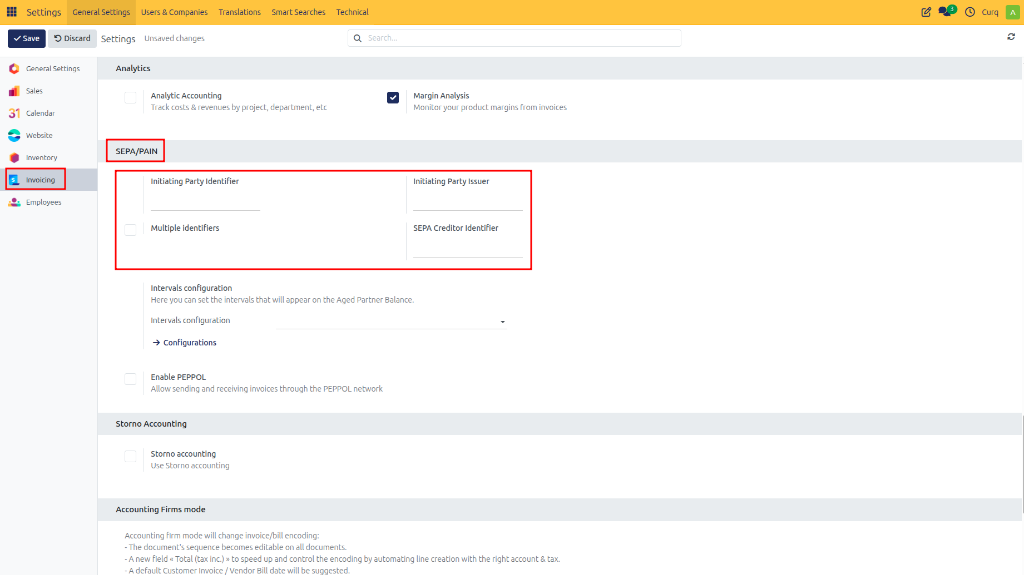 Enable SEPA Direct Debit