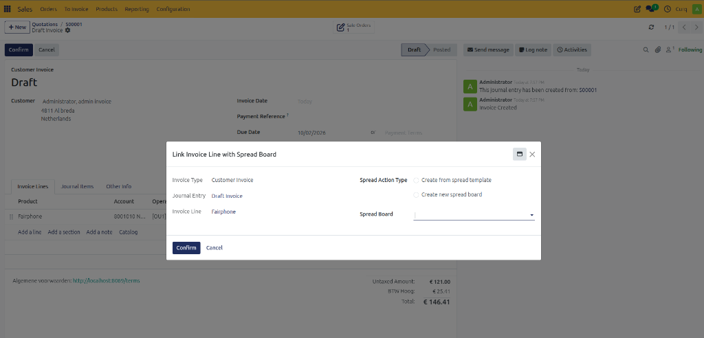 Spread Revenue Options